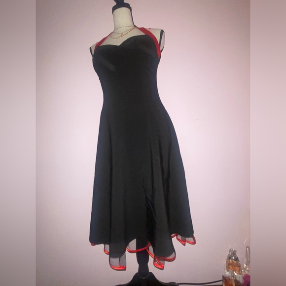 TABOO Women’s Black Midi Dress Size Medium (#bundle&save) - Picture 6 of 15